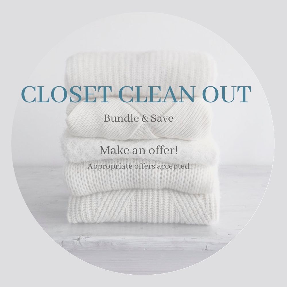 Moving soon- CLOSET CLEAN OUT